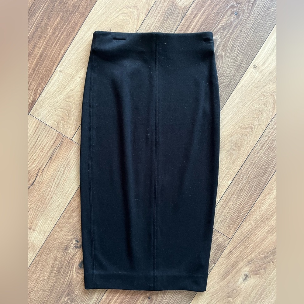 Aritzia Wilfred Black Midi Pencil Skirt - Picture 3 of 6